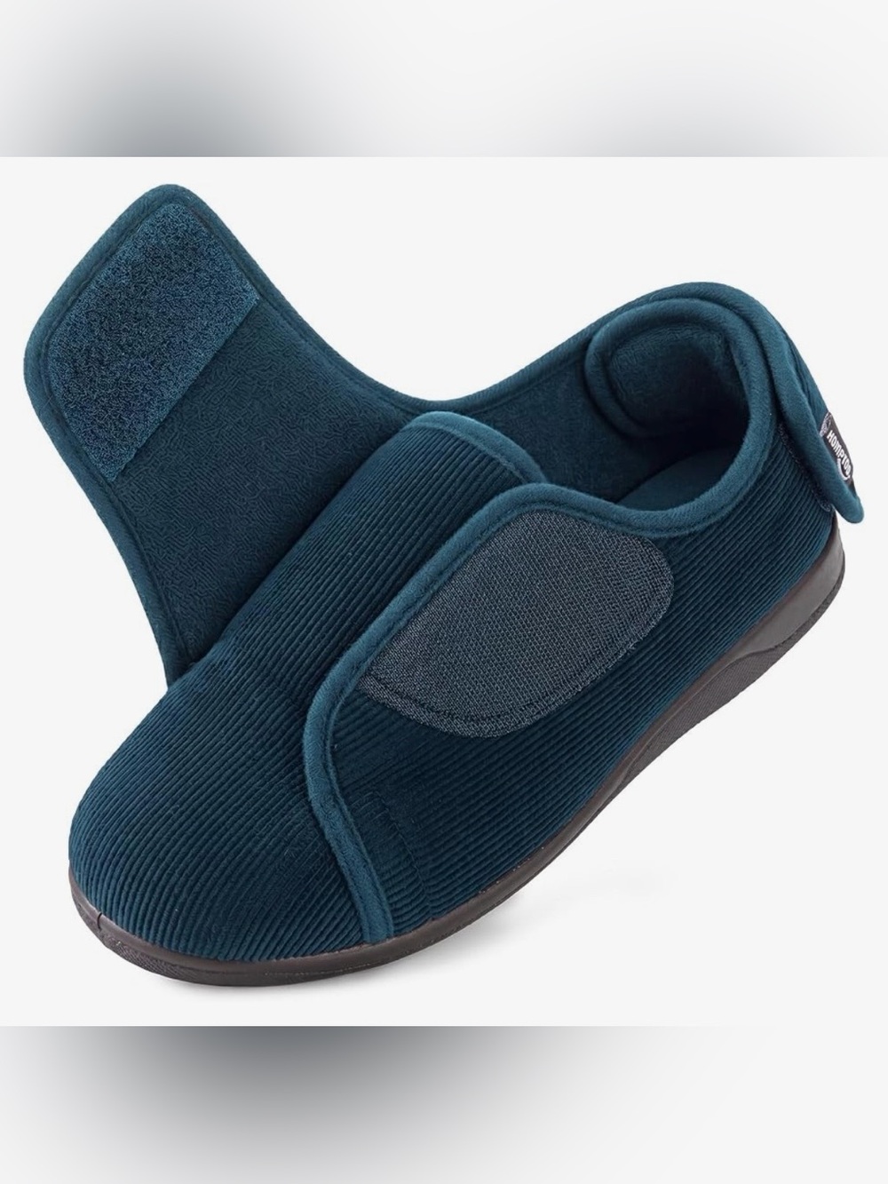 Men's Adjustable Comfort Slippers - Deep Teal